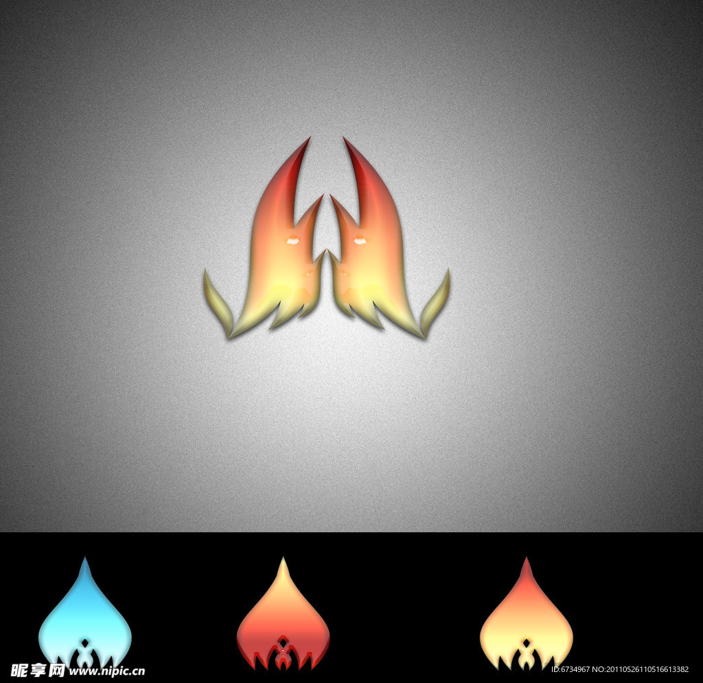 火炬 水晶 logo