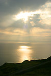 夕阳与海