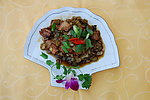 腌菜肉片