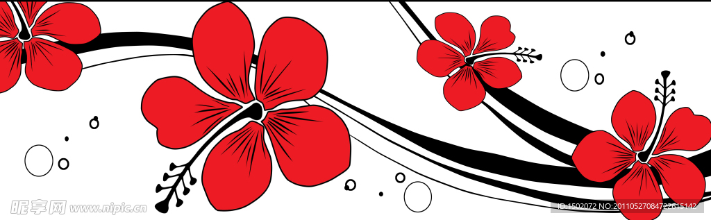 移门 花朵 无框画