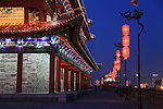 西安古城墙夜景