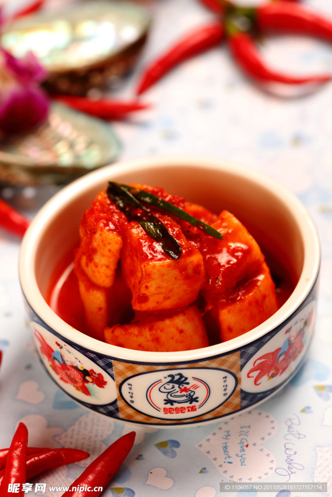 韩式小菜拌萝卜