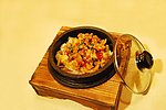 石锅捞菜排骨