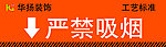禁止吸烟 科室牌