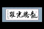 龙腾虎跃书法