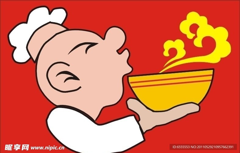 美食小标志