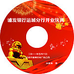 浦发银行开业光盘设计