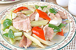 XO酱荷豆炒驼峰肉