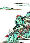 水墨中国画 山水