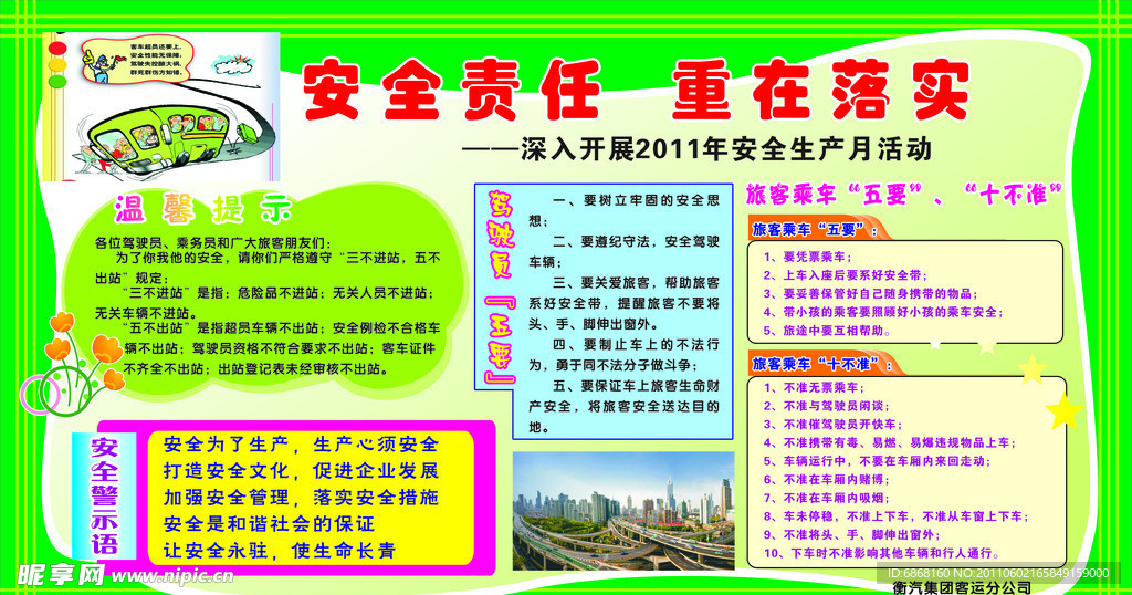 车站安全板报