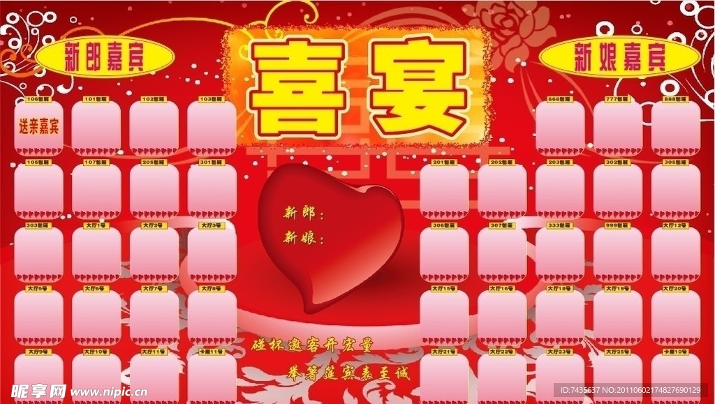结婚礼单