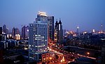 今晚报大厦夜景