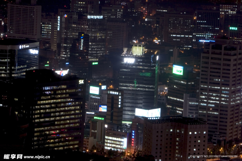 城市高清夜景