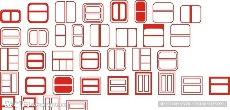 边框 矢量素材 图标
