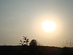 山顶夕阳
