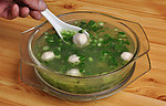 鱼丸青菜钵