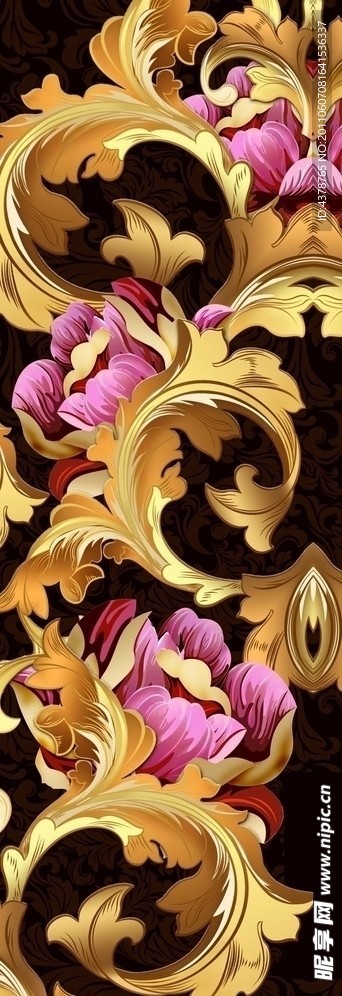 欧式花纹