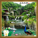 山水画 山水风景