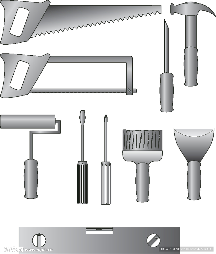 维修工具图标矢量