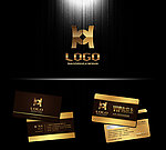 LOGO名片VIP模版
