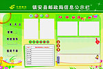 邮政局信息公示栏