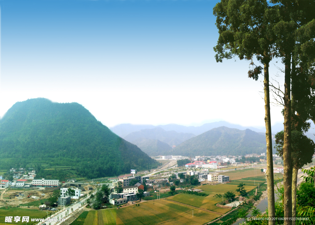 城镇全貌
