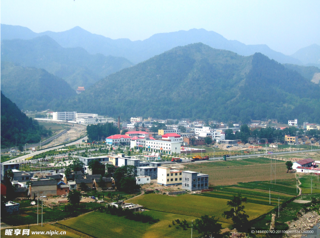 城镇全景图