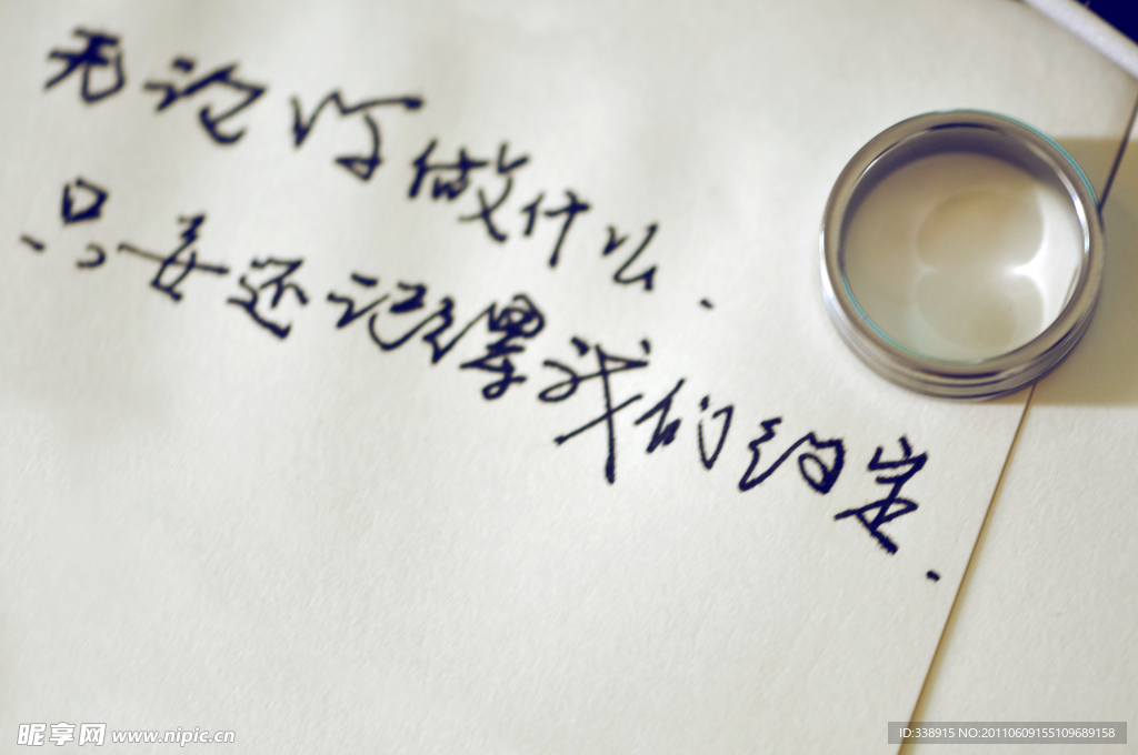 戒指特写