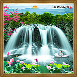 山水画 山水风景