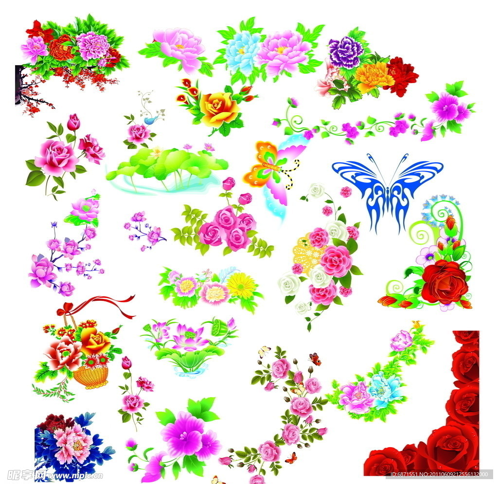 花素材