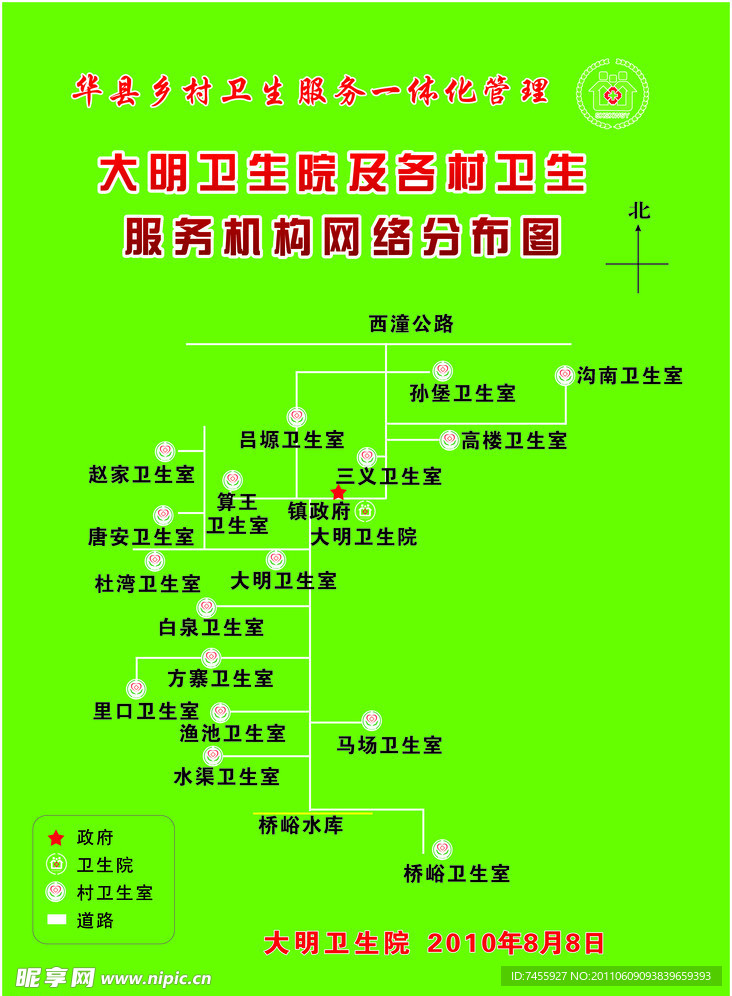 卫生院分布图