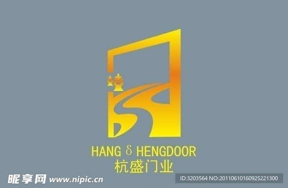 杭盛门业LOGO
