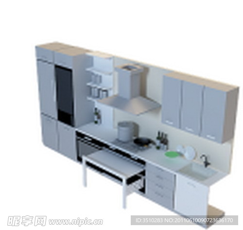 厨房器具模型