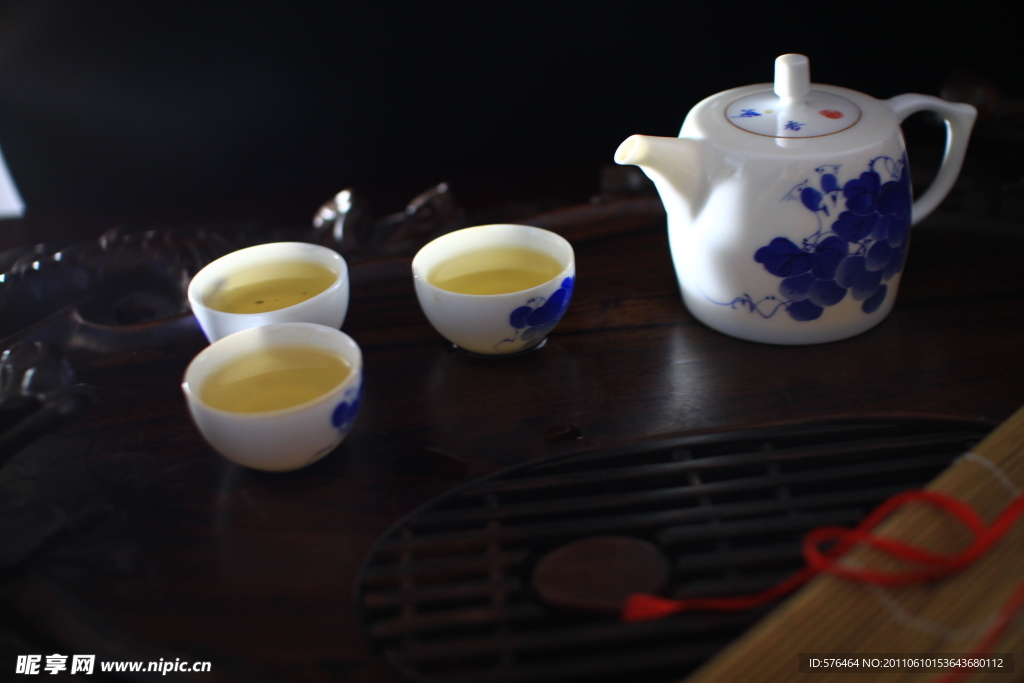 江南文化茶艺摄影图