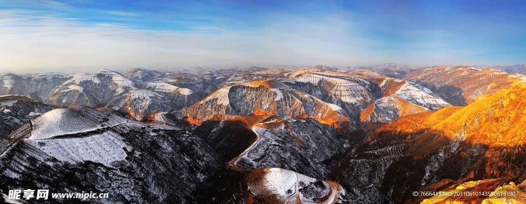 黄土雪域