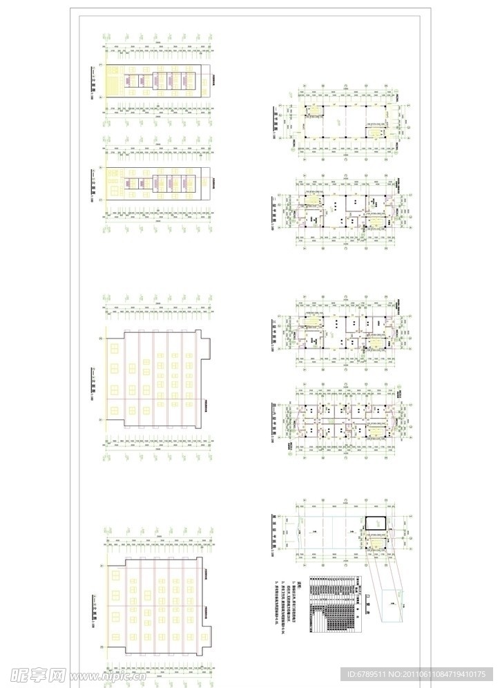 小住宅楼施工图