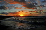 夕阳海景