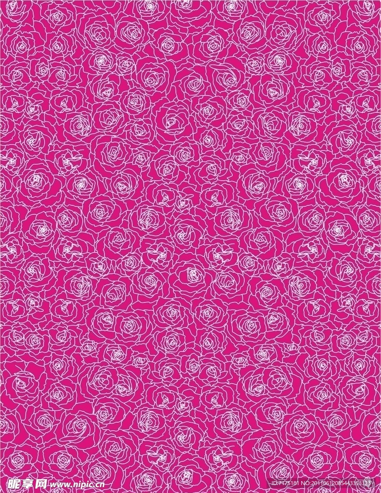 玫瑰底纹