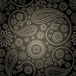 古典矢量花纹底纹