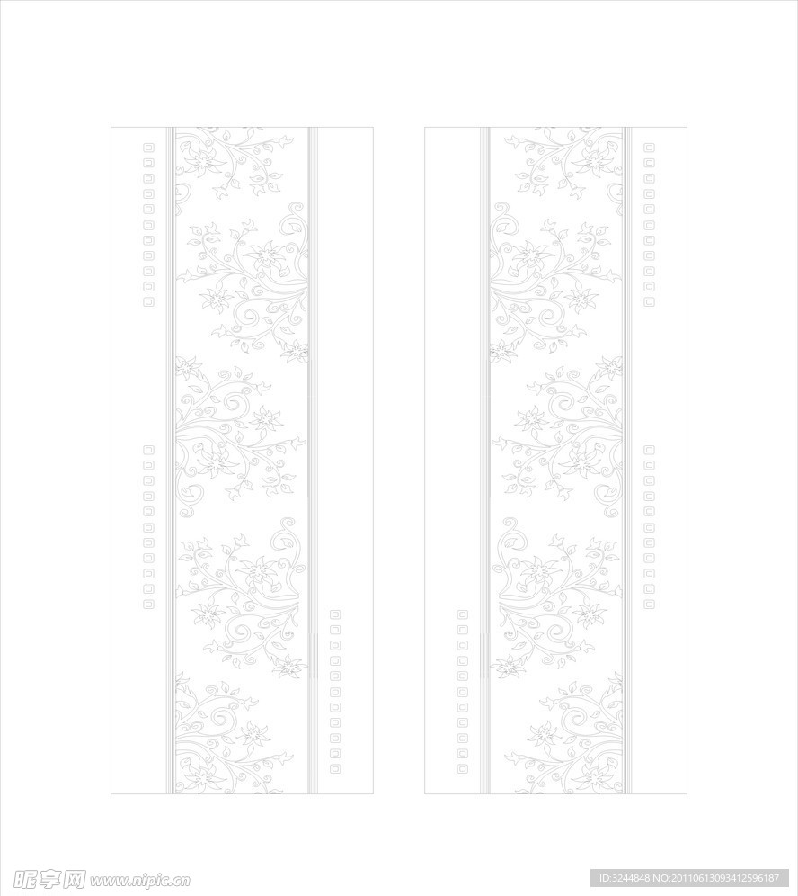 玻璃花纹