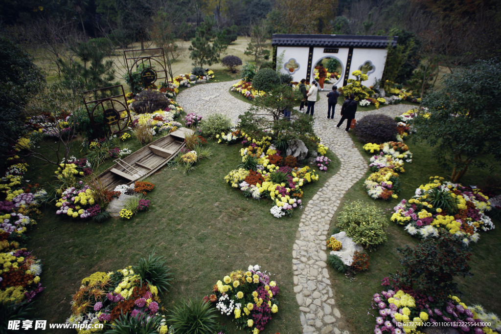 菊花展湖滨管理处展台