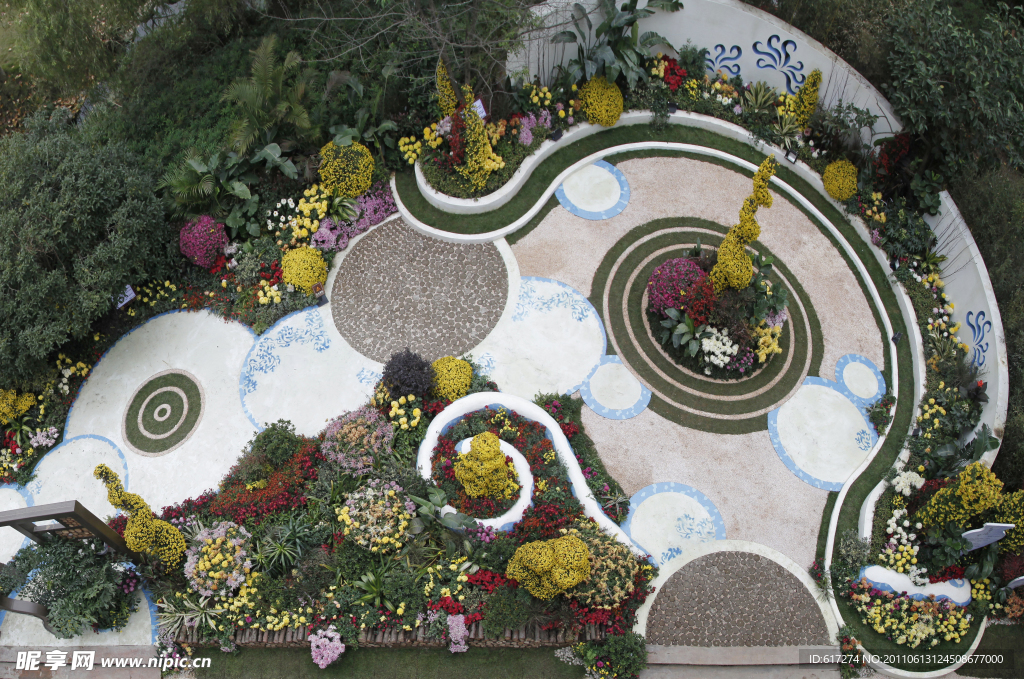 菊花展西湖区展台