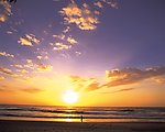 海边的夕阳