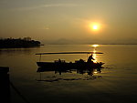 夕阳船家