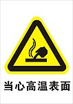 当心表面高温