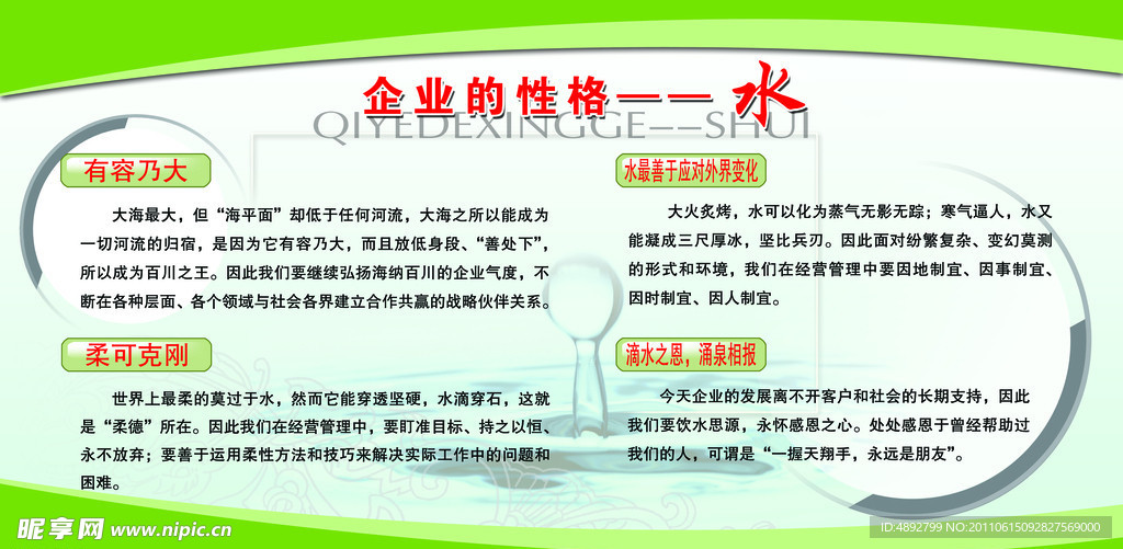 企业的性格
