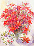 油画花卉