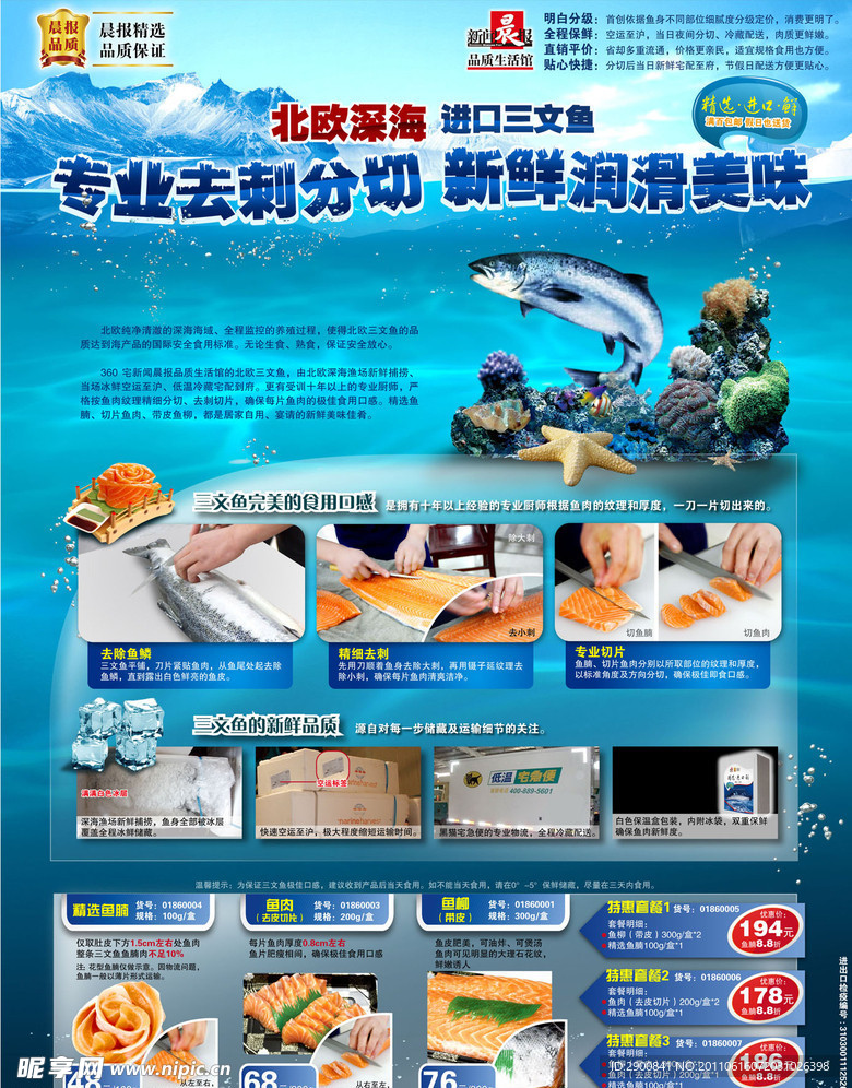 三文鱼广告设计