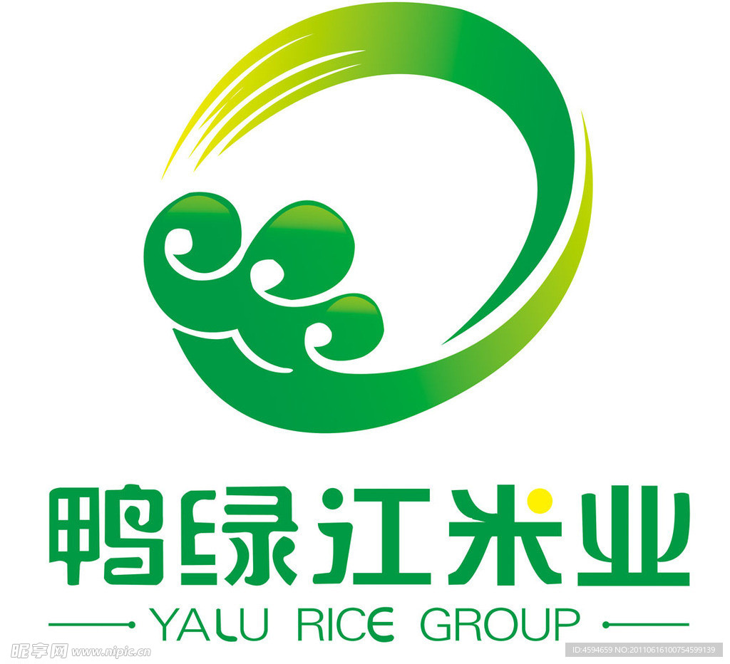 鸭绿江米业logo