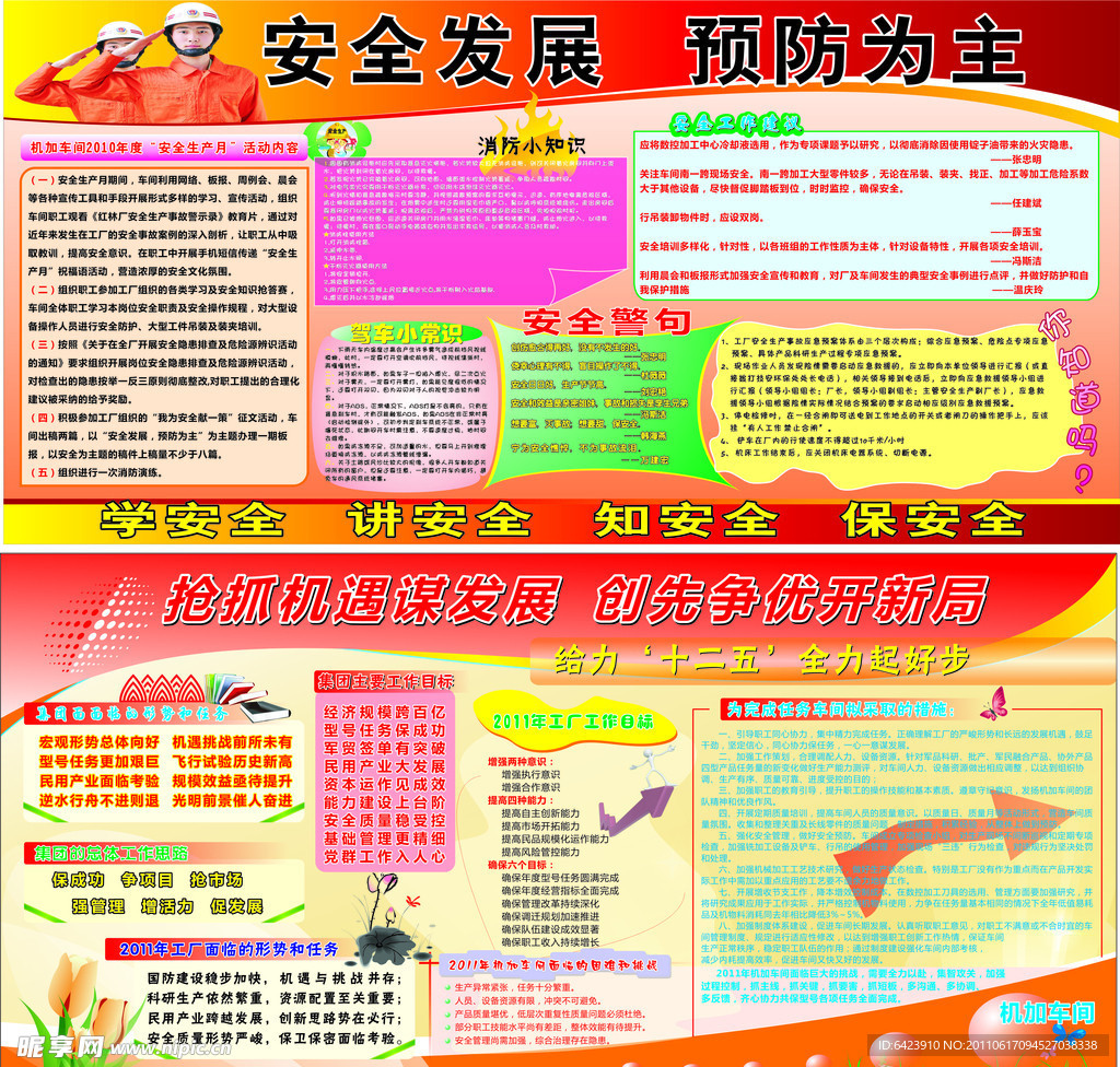 宣传板报